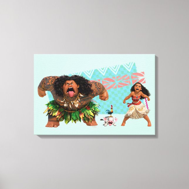 Moana | We Are All Voyagers Canvas Print (Front)