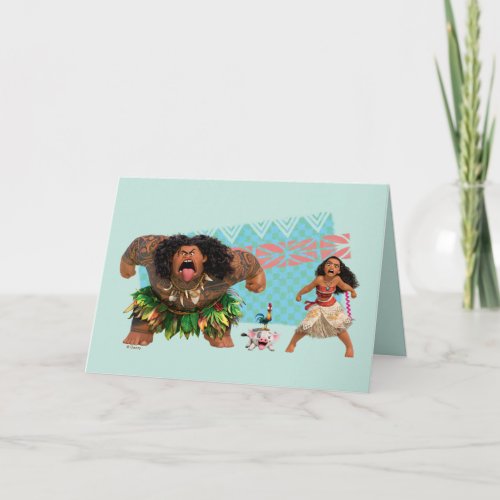 Moana  We Are All Voyagers Card