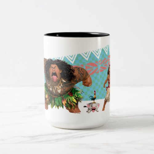 Moana  We Are All Voyagers Two_Tone Coffee Mug