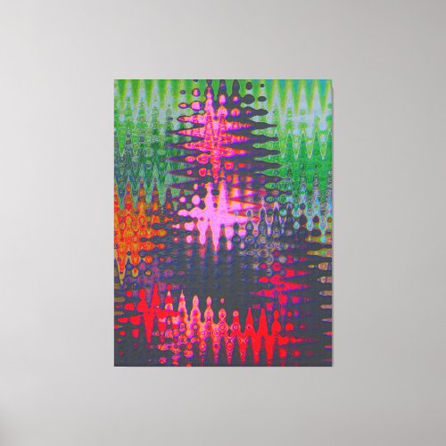 Moaning Mona Lisa Abstract Oil Canvas Print