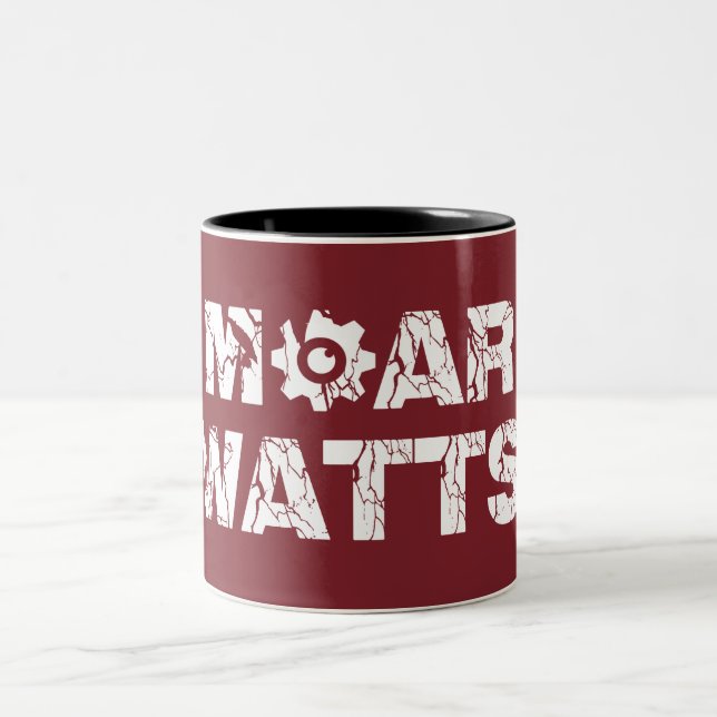 Moar Watts Two-Tone Coffee Mug (Center)
