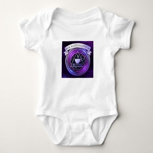 MoB Kaffeeklatsch _ Baby One_piece Purple Baby Bodysuit