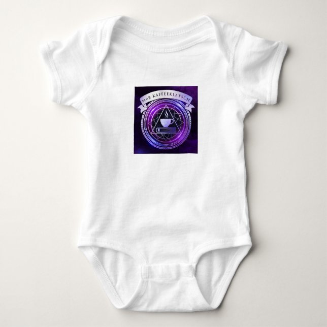MoB Kaffeeklatsch - Baby One-piece (Purple) Baby Bodysuit (Front)