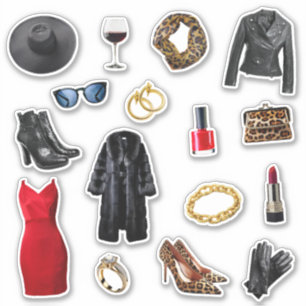 Mob Wife Aesthetic Stickers Journal Stickers