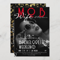 Mob Wife & Martinis Black Bach Bachelorette Party