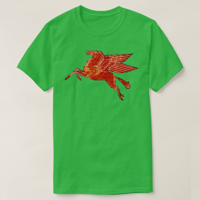 Mobil Pegasus Flying Horse T-Shirt (Design Front)