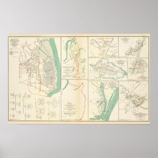 Mobile, Ala rebel defenses Poster (Front)