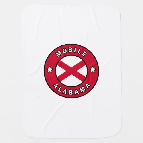 Mobile Alabama Baby Blanket