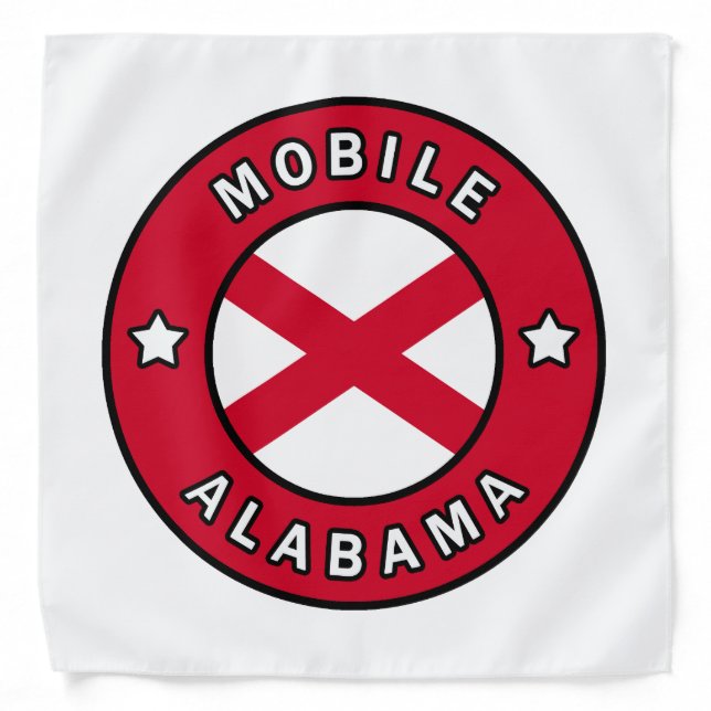 Mobile Alabama Bandana (Front)
