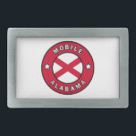 Mobile Alabama Belt Buckle<br><div class="desc">Mobile Alabama</div>