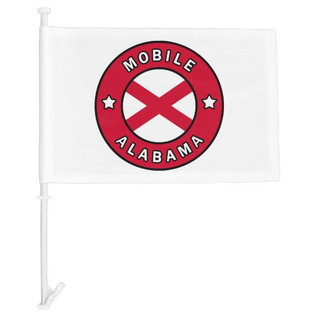 Mobile Alabama Car Flag (Front)