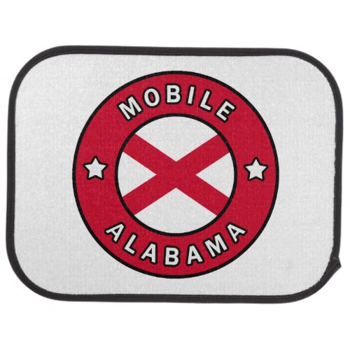 Mobile Alabama Car Floor Mat