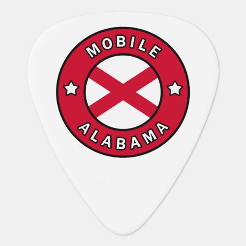 Mobile Alabama Guitar Pick