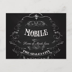 Mobile, Alabama - Home of the Mardi Gras Postcard