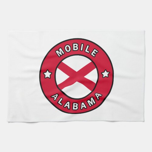 Mobile Alabama Kitchen Towel