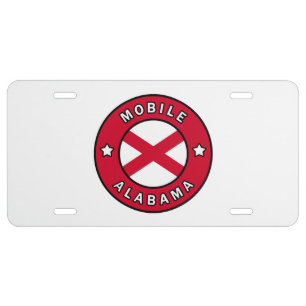 Mobile Alabama License Plate