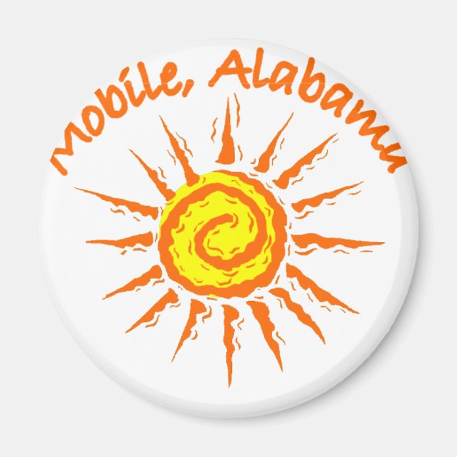 Mobile, Alabama Magnet (Front)