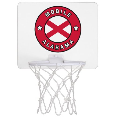 Mobile Alabama Mini Basketball Hoop