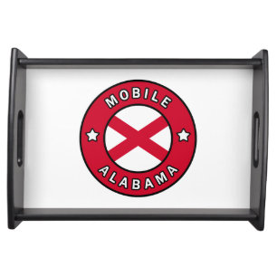 Mobile Alabama Serving Tray