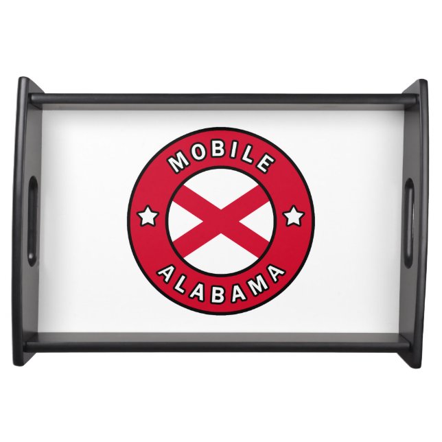 Mobile Alabama Serving Tray (Front)