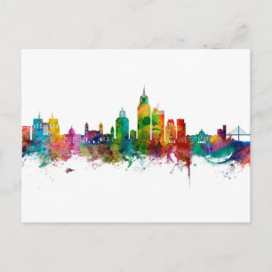 Mobile Alabama Skyline Postcard