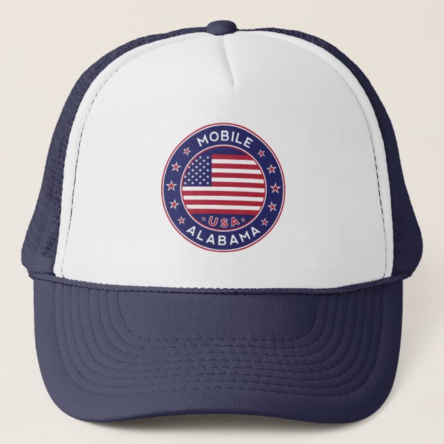Mobile, Alabama Trucker Hat (Front)