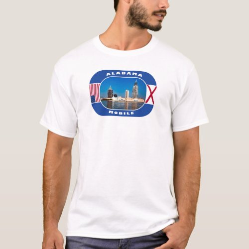 Mobile Alabama USA T_Shirt