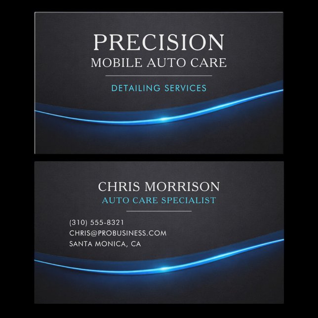 Mobile Auto Care Professional Business Card (Creator Uploaded)