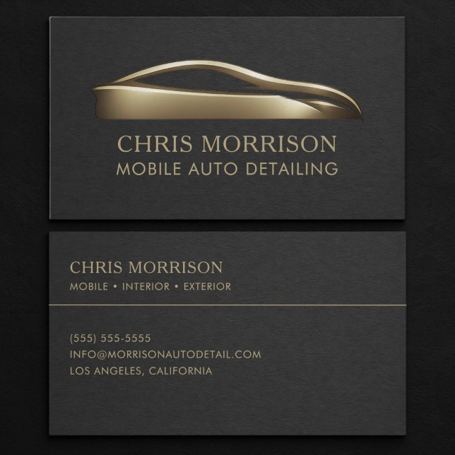 Mobile Auto Detailing Business Card (Creator Uploaded)