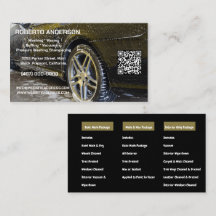 Mobile Auto Detailing Car Wash QR 
