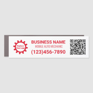 Mobile Auto Mechanic Car Magnet