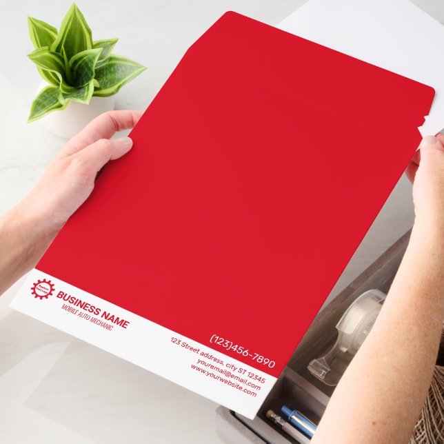 Mobile Auto Mechanic Envelope Mailers (Desk)