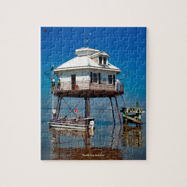 Mobile Bay Alabama Jigsaw Puzzle (Vertical)
