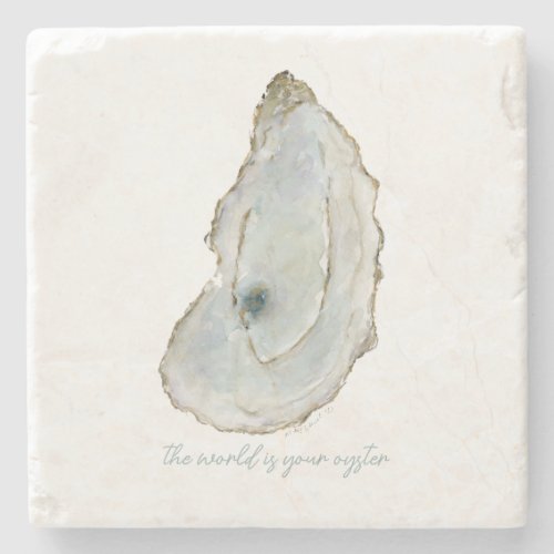 Mobile Bay Oyster_1 Stone Coaster