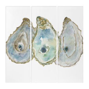 Mobile Bay Oysters-3 Triptych