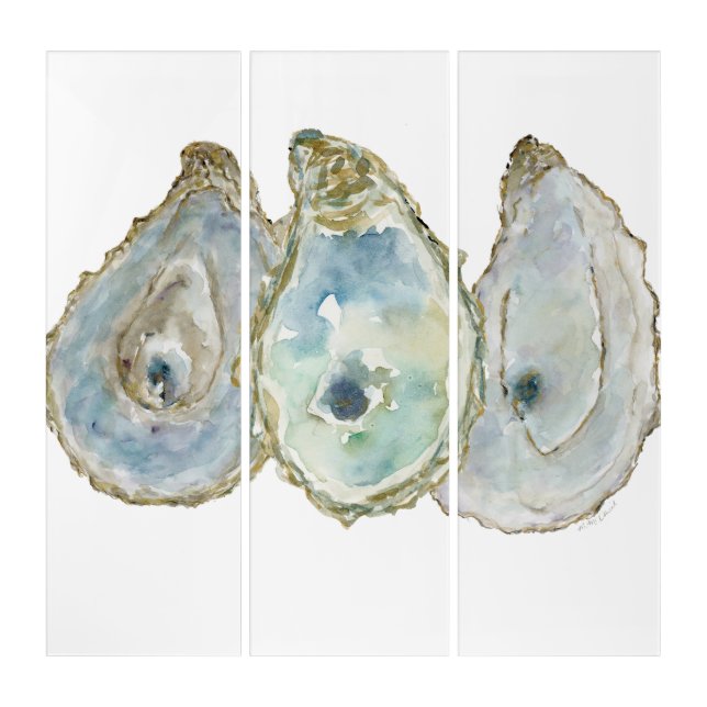 Mobile Bay Oysters-3 Triptych (Front)