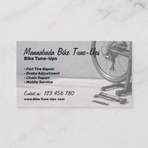 Mobile Bike Repair Tune Up Service Business Card