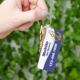 Mobile Boat Mechanic Keychain