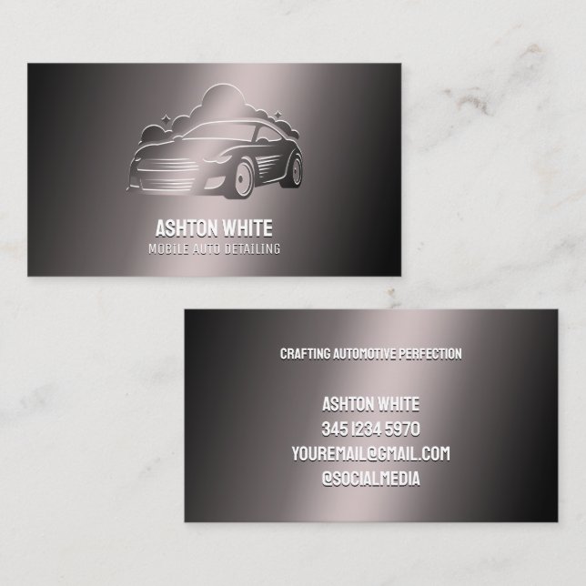Mobile Car Detail Business Card (Front/Back)