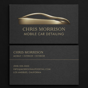 Mobile Car Detailing Business Card