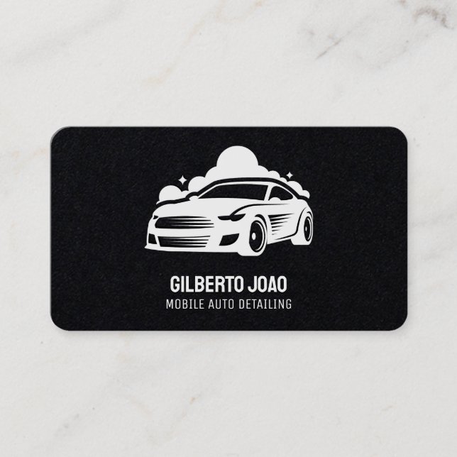 🧽 Mobile Car Detailing Premium Business Card (Front)