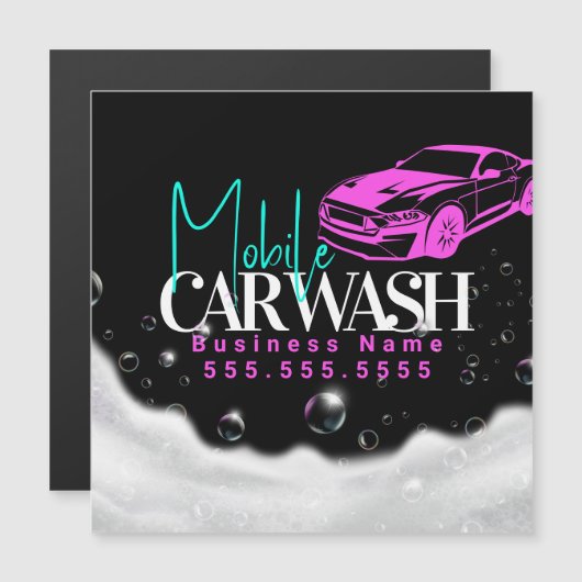 Mobile Car Wash Detailing (Front/Back)