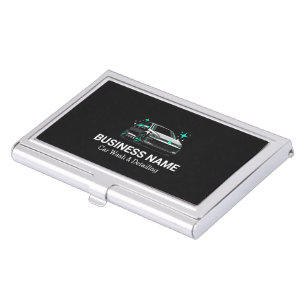 Mobile Car Wash & Detailing Custom Business Card Case