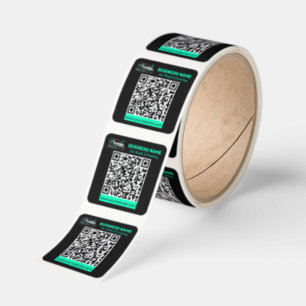Mobile Car Wash & Detailing Custom QR Square Sticker