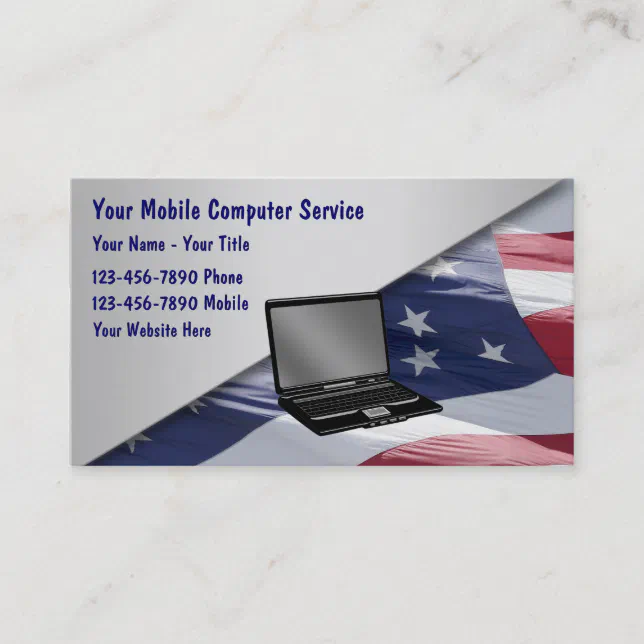 Mobile Computer Repair Business Cards | Zazzle