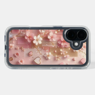 Mobile Cover" Elegant Pink Blossom" iPhone 16 Case