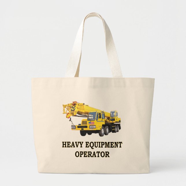 MOBILE CRANE LARGE TOTE BAG (Front)