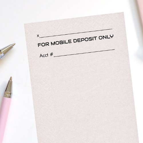 MOBILE DEPOSIT PERSONAL BANK ENDORSEMENT SELF_INKING STAMP