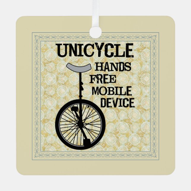 Mobile Device Bold Glossy Poster Metal Ornament (Front)