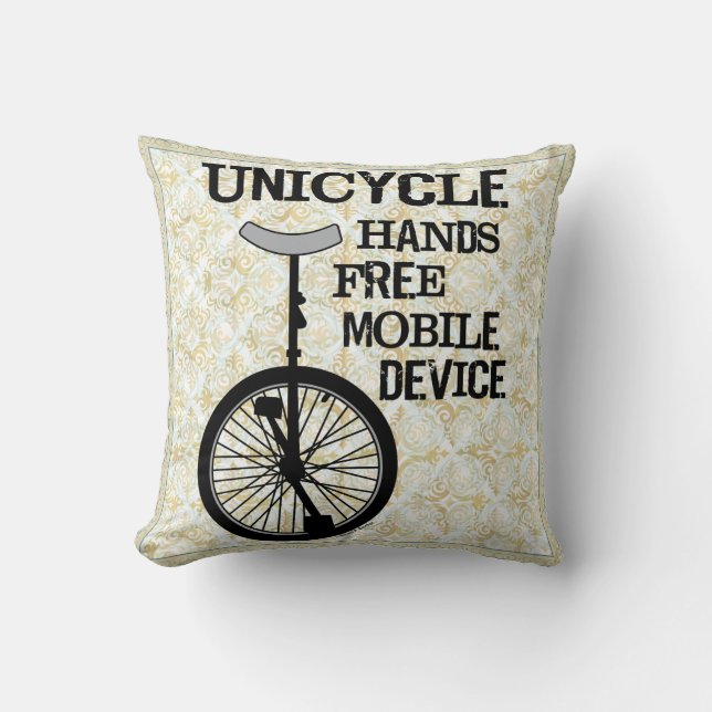 Mobile Device Bold Throw Pillow (Front)